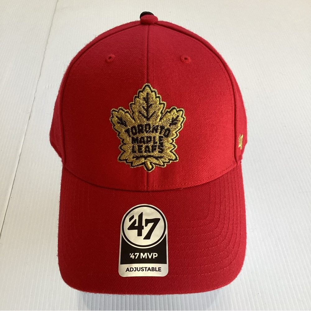 Toronto Maple Leafs '47 NHL MVP Lunar New Year Red Gold Adjustable Snapback Hat